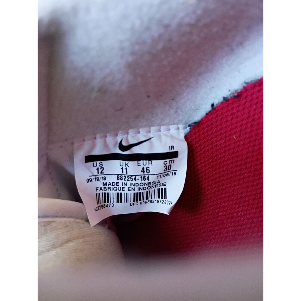 Nike Cortez Basic Leather OG Forrest Gump White Red Blue Mens 12 882254-164 - Picture 7 of 10